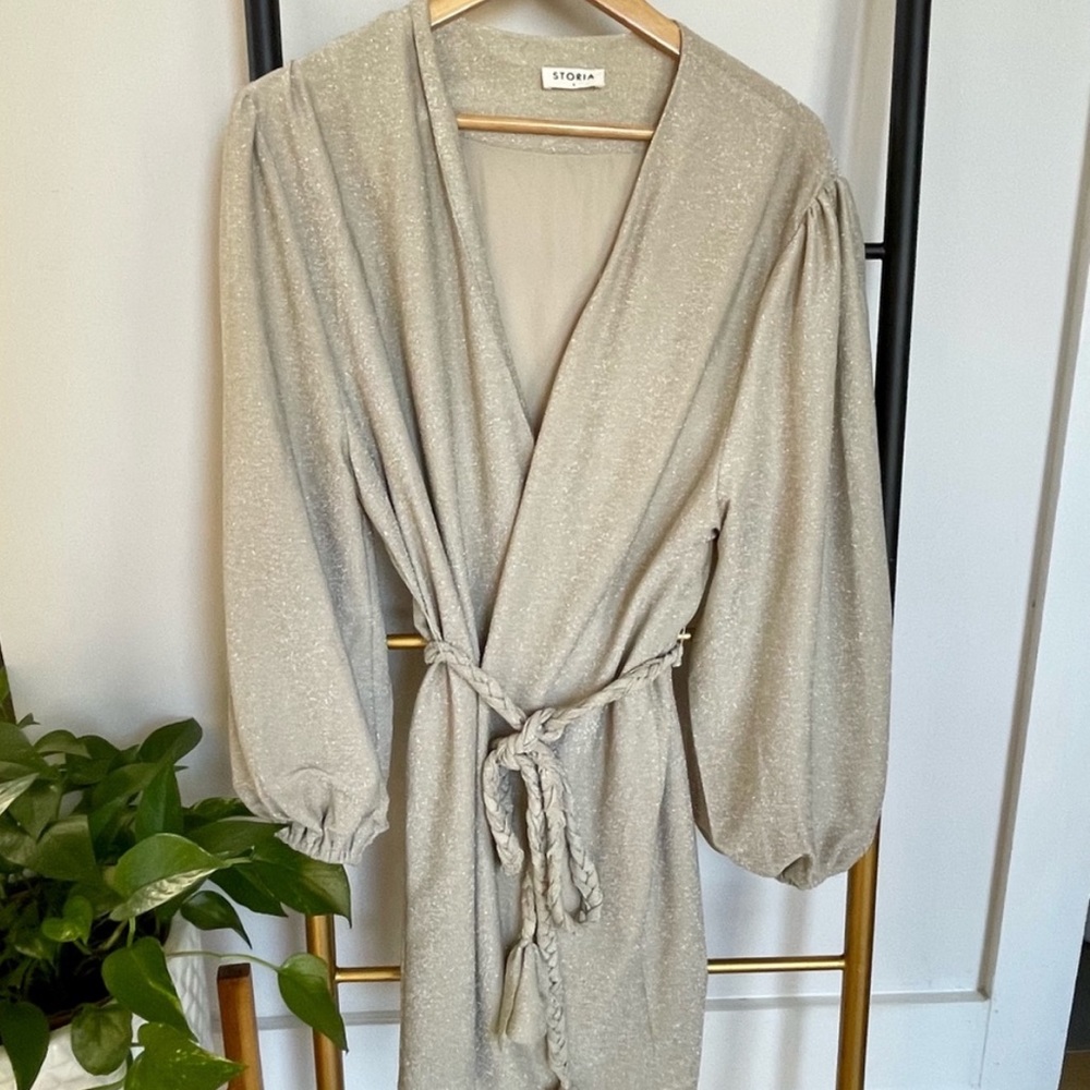 Storia Gold Robe Dress